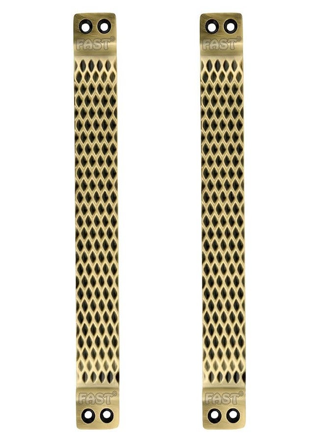 فاست مقبض سحب باب وخزانة من النحاس العتيق ذو فتحتين من FAST DH302، مناسب للأبواب الرئيسية المنزلية، وأبواب غرف النوم، وأبواب الحمامات، وجميع أنواع النوافذ (6 بوصات، قطعتان). - Image 1